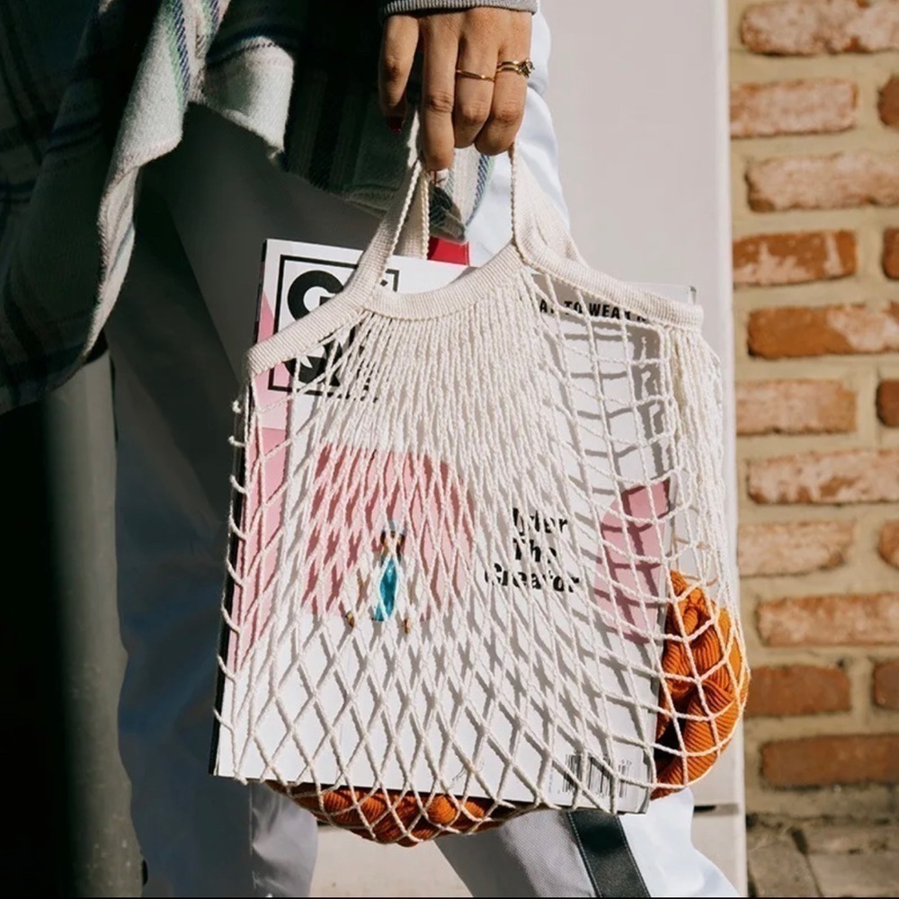 Organic MESH STRING ECO FRIENDLY CHEMICAL FREE ALL PURPOSE GROCERY SHOPPING BAG​ - Picture 2 of 7